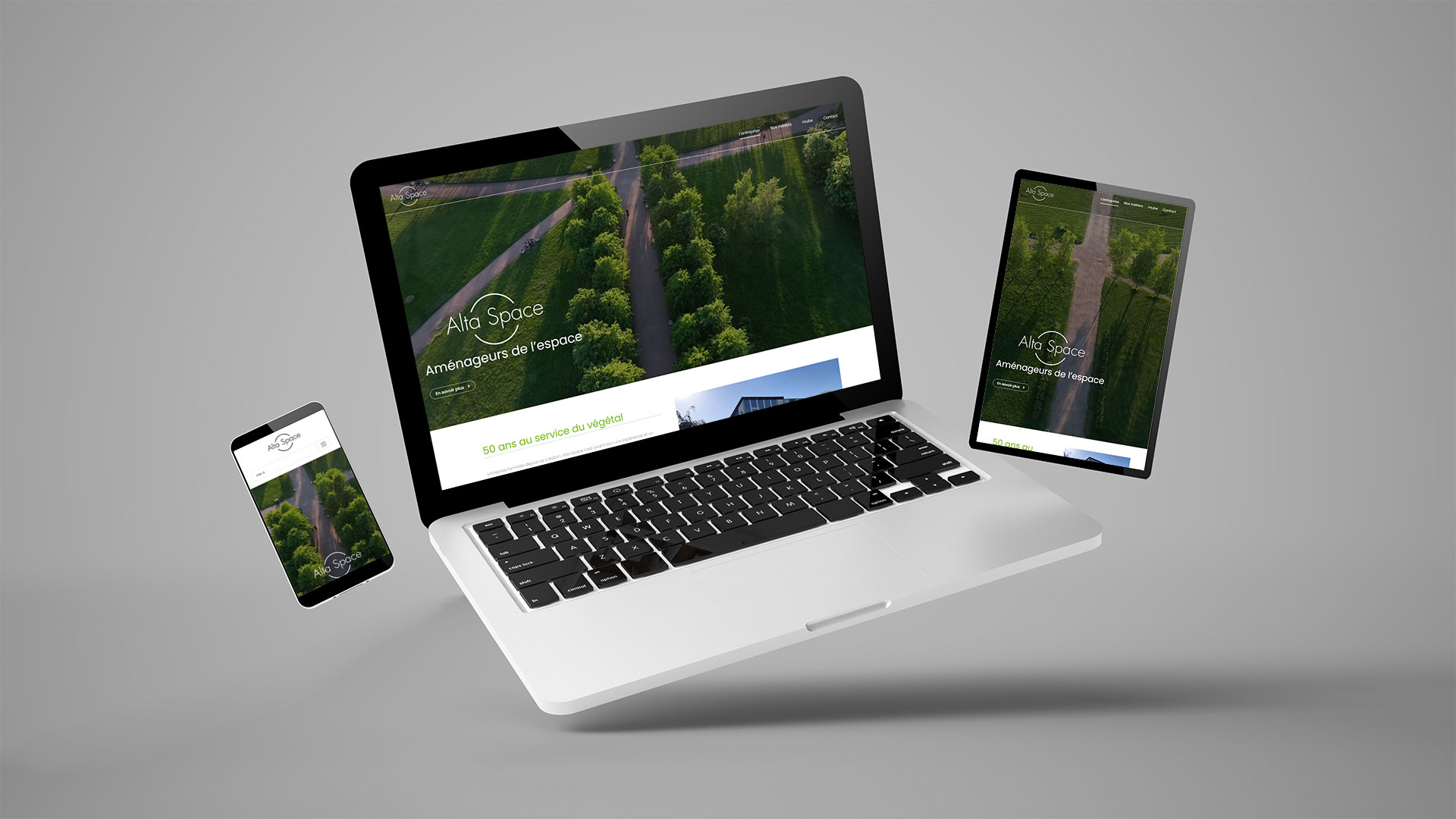 Représentation du site Internet altaspace.fr