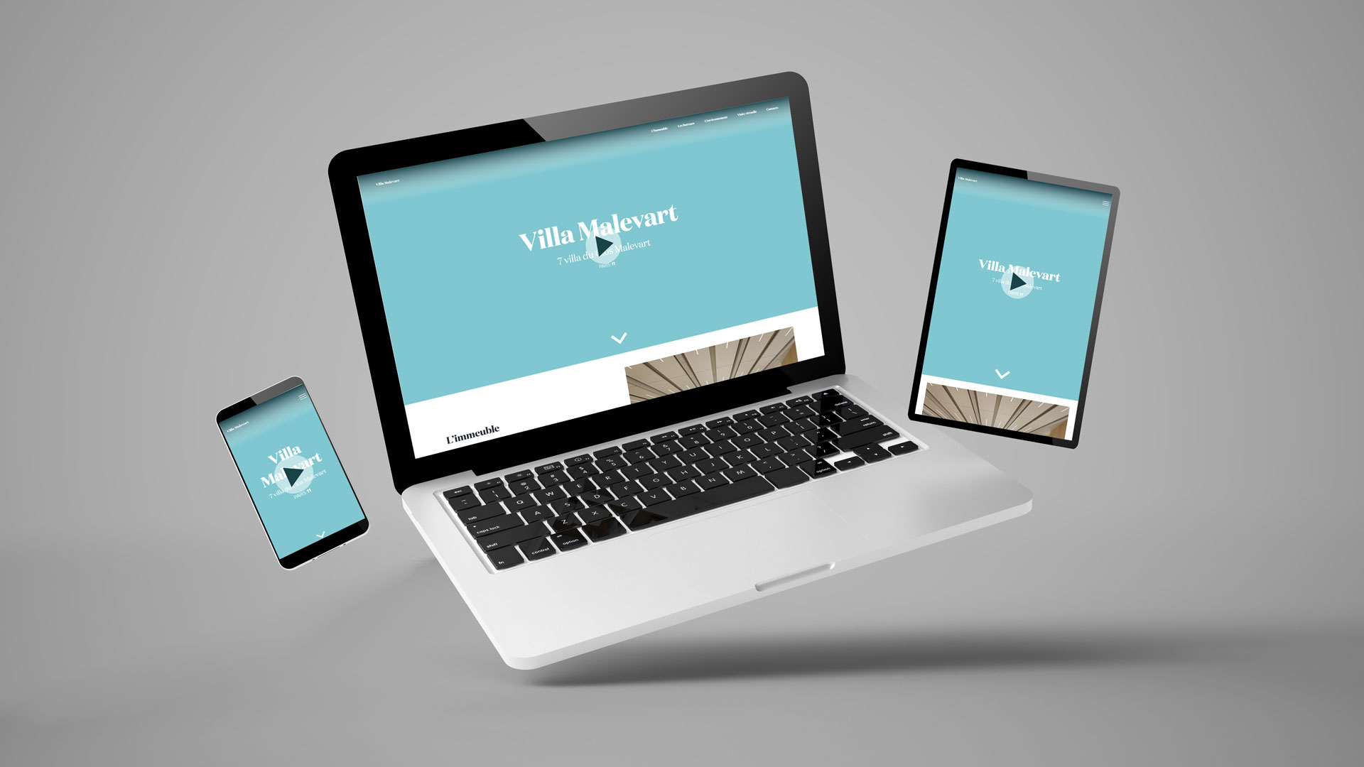 Représentation du site Internet villa-malevart.com